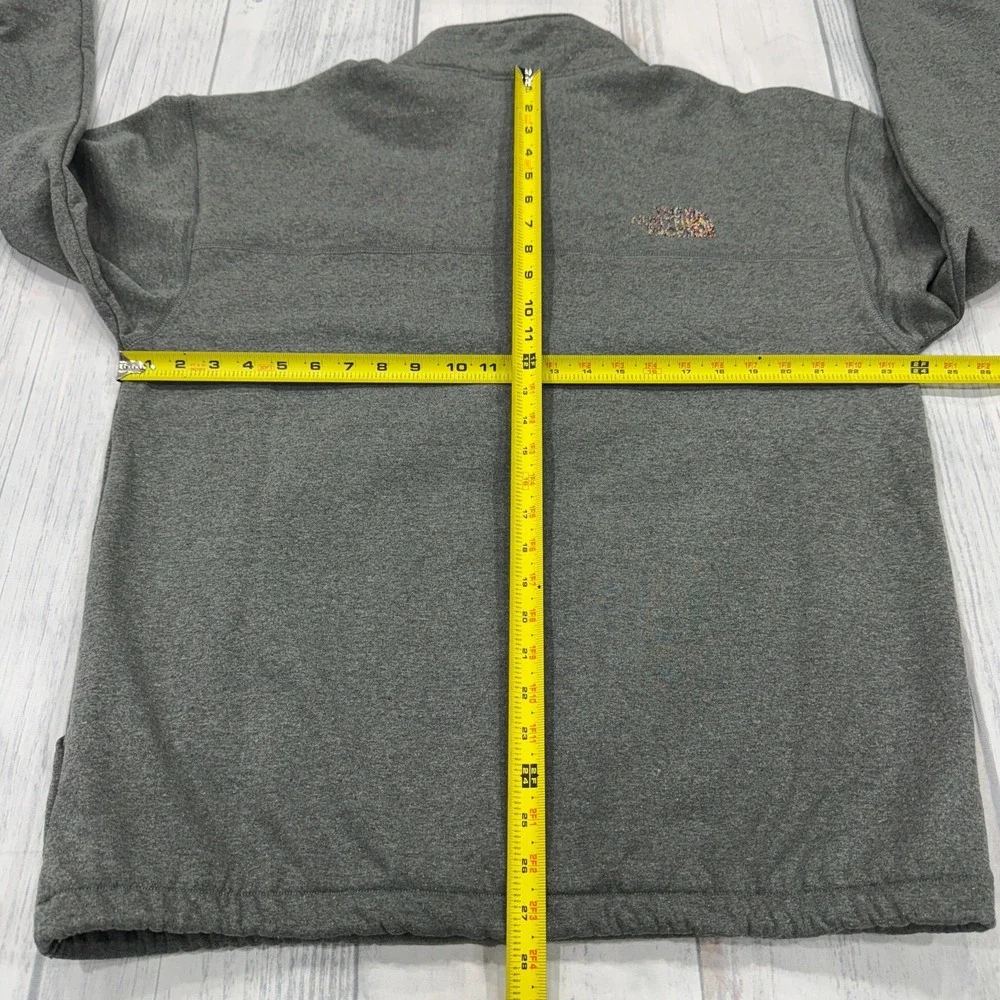 NWT The North Face Regrind 1/4 Zip Pullover M‎ Sweater Grey Golf Mens